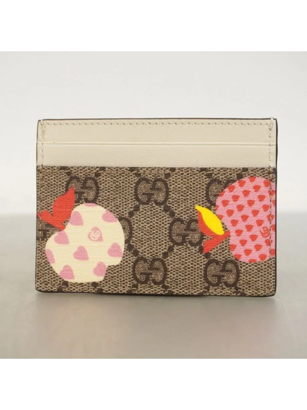 ★SOLD★ Gucci Card Case GG Canvas Abbey Brown White - Picture 8 of 8